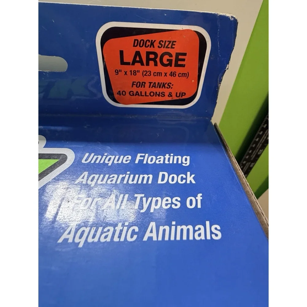 New Zoo Med Turtle Dock Large Floating Basking Platform  40+ Gallon Aquarium